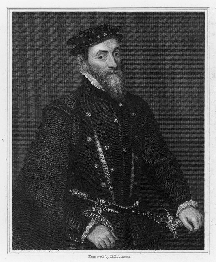 Sir Thomas Gresham English Financier Drawing by Mary Evans Picture ...