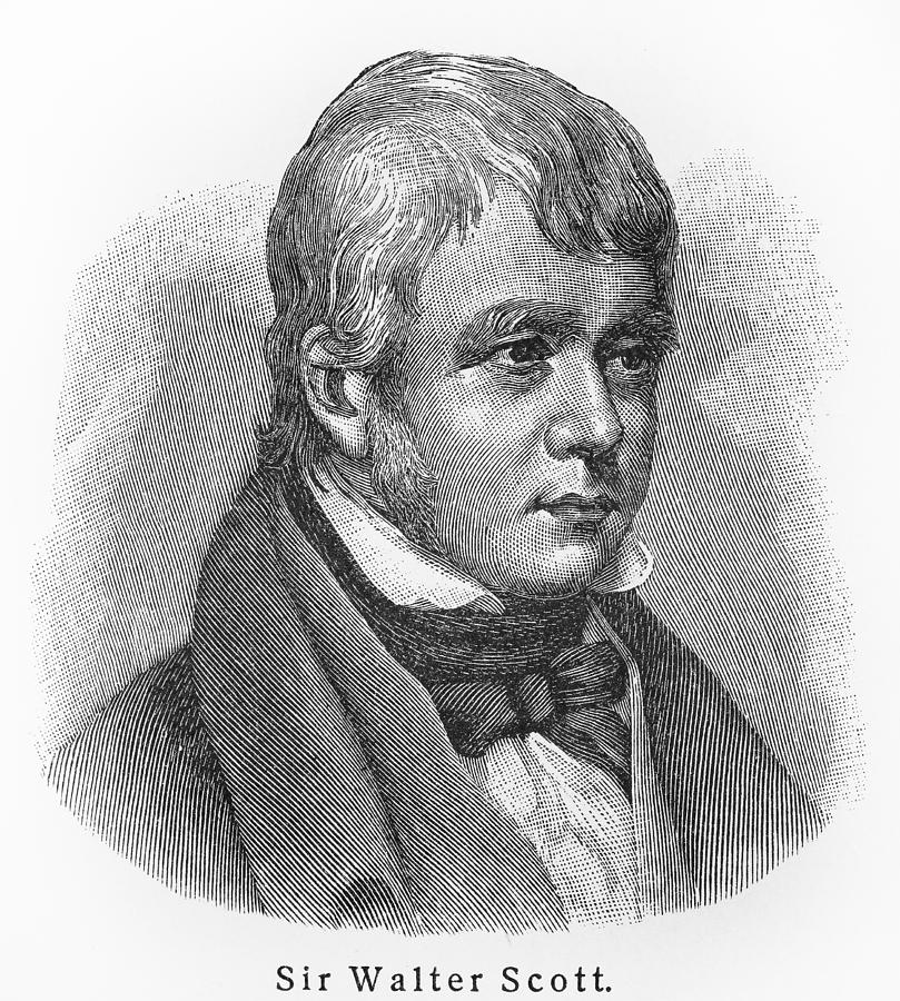 Sir walter scott drawing by oprea nicolae fine art america
