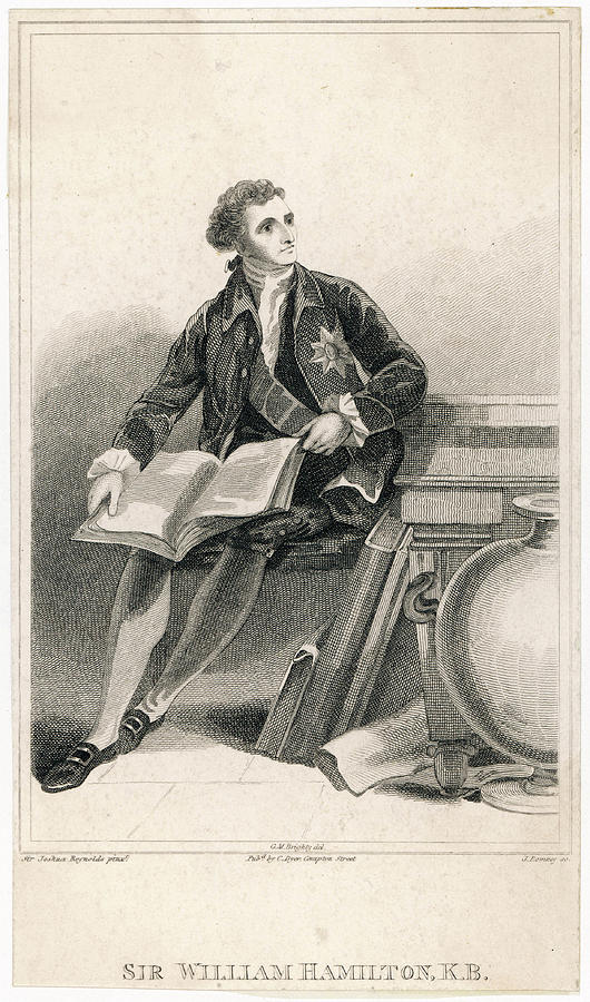 Sir William Hamilton Diplomat Drawing by Mary Evans Picture Library