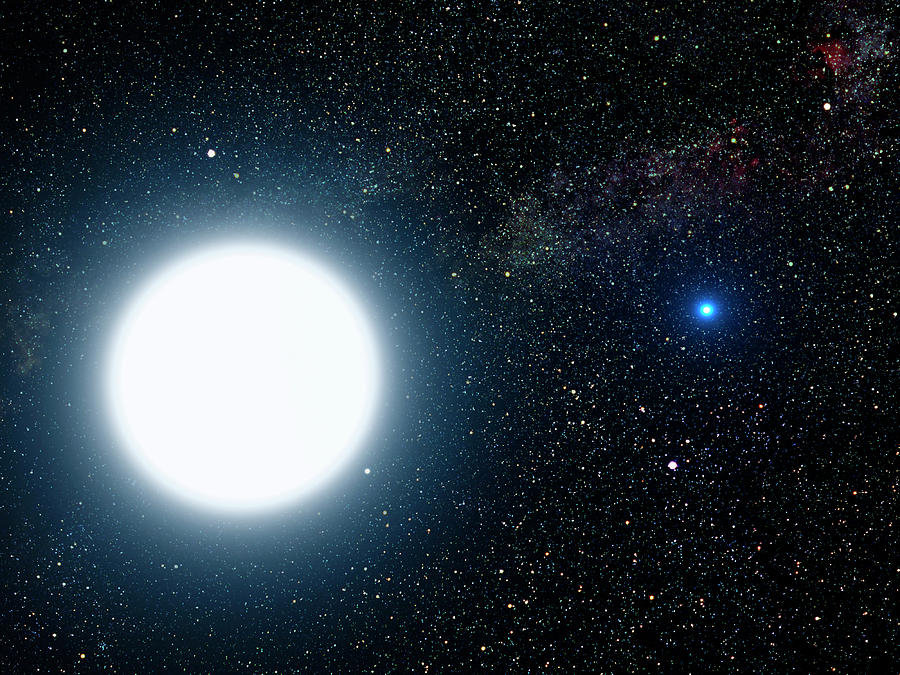 Sirius Binary Star System Photograph by G. Bacon/nasa/esa/stsci/science Photo Library