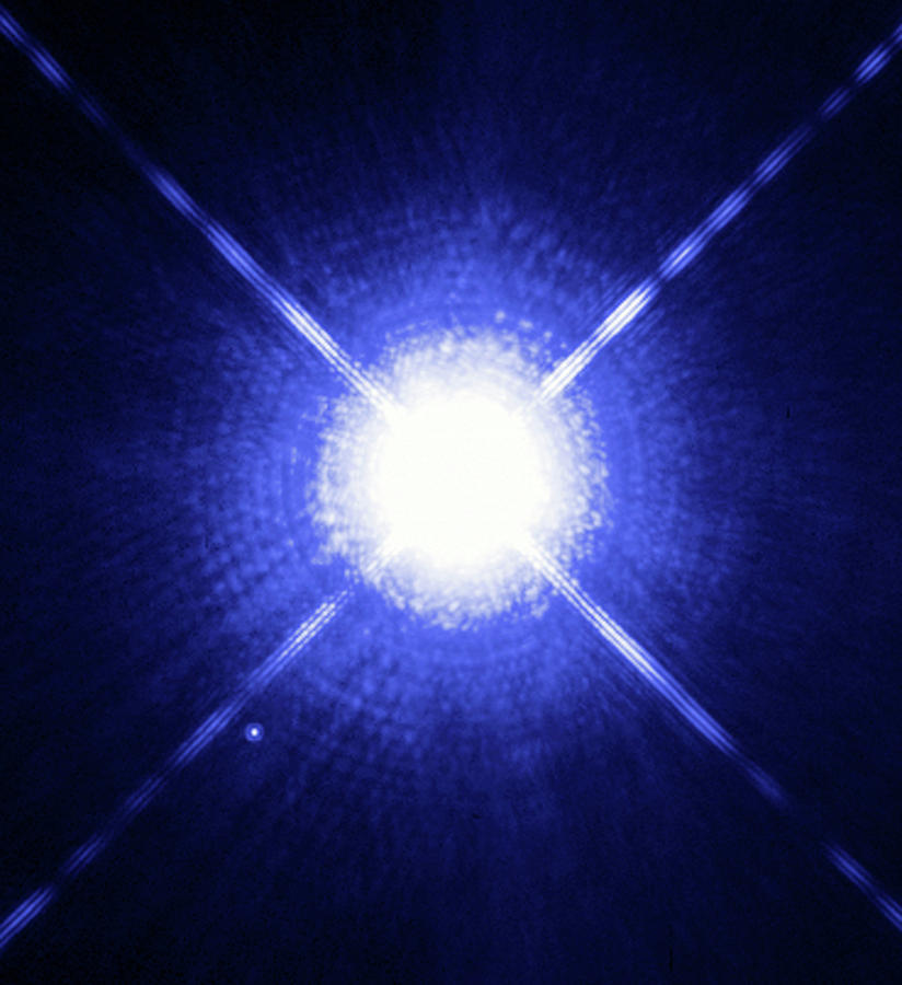 Sirius Binary Star System Photograph by H. E. Bonde. Nelanm. Barstowm. Burleighj. B. Holbergnasaesastsci