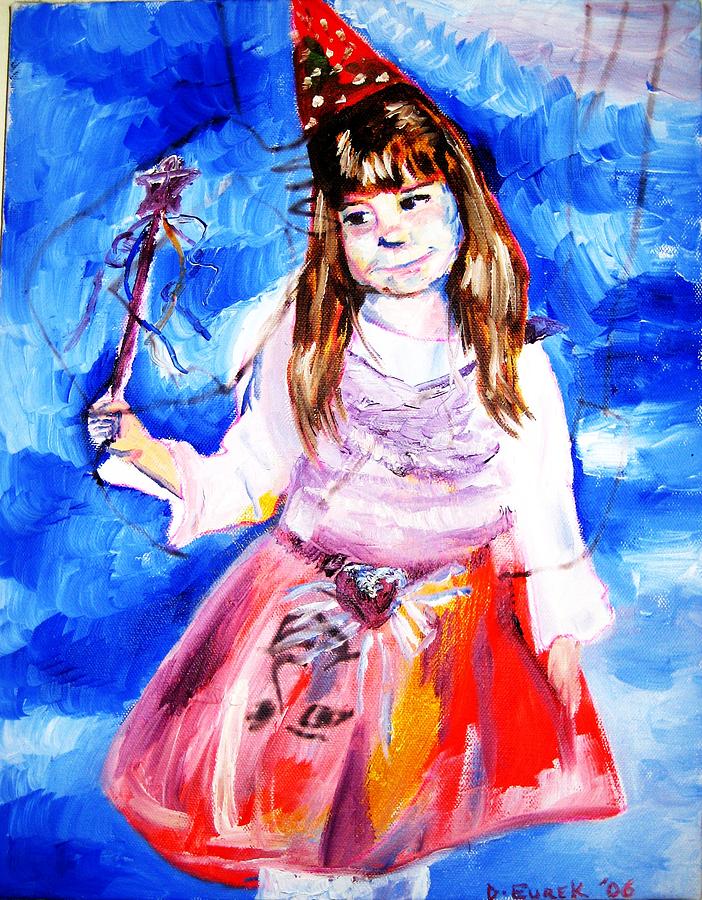 Sister Princess Painting by Drew Eurek