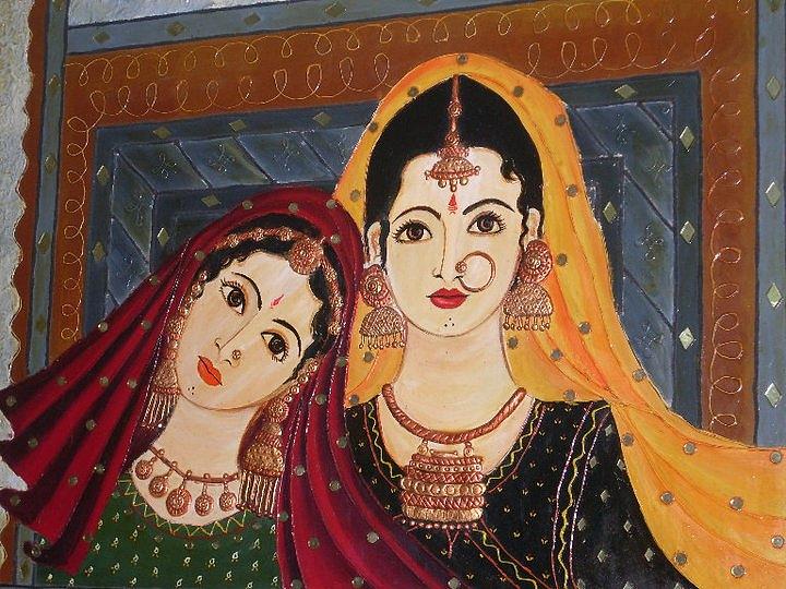 Sisterhood Painting by Bharathi Satya - Fine Art America