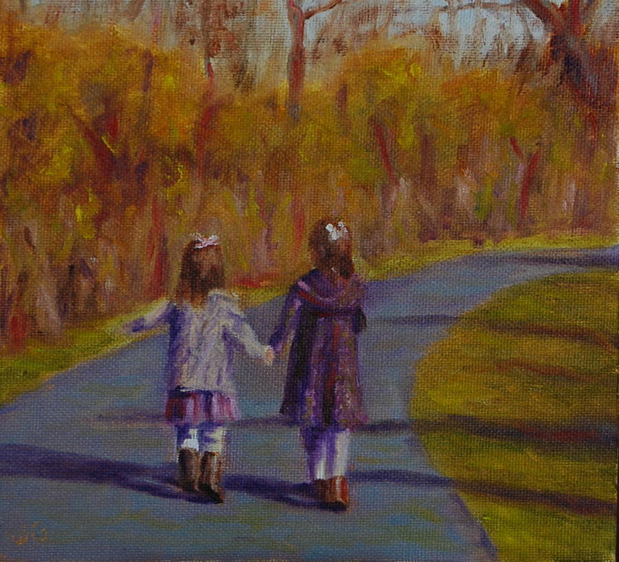 Sisters Always Painting by Will Germino