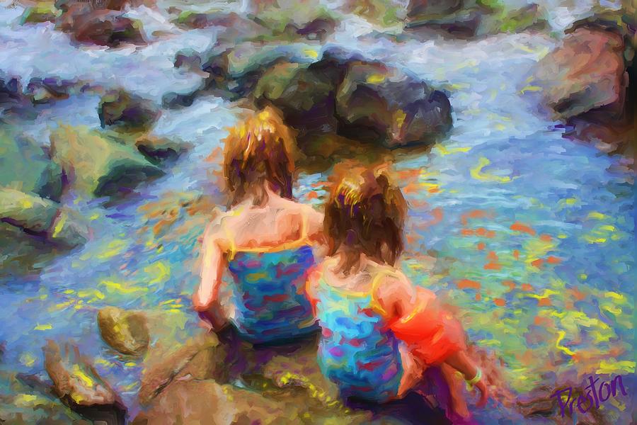 Sisters Painting - Sisters by Preston Sandlin