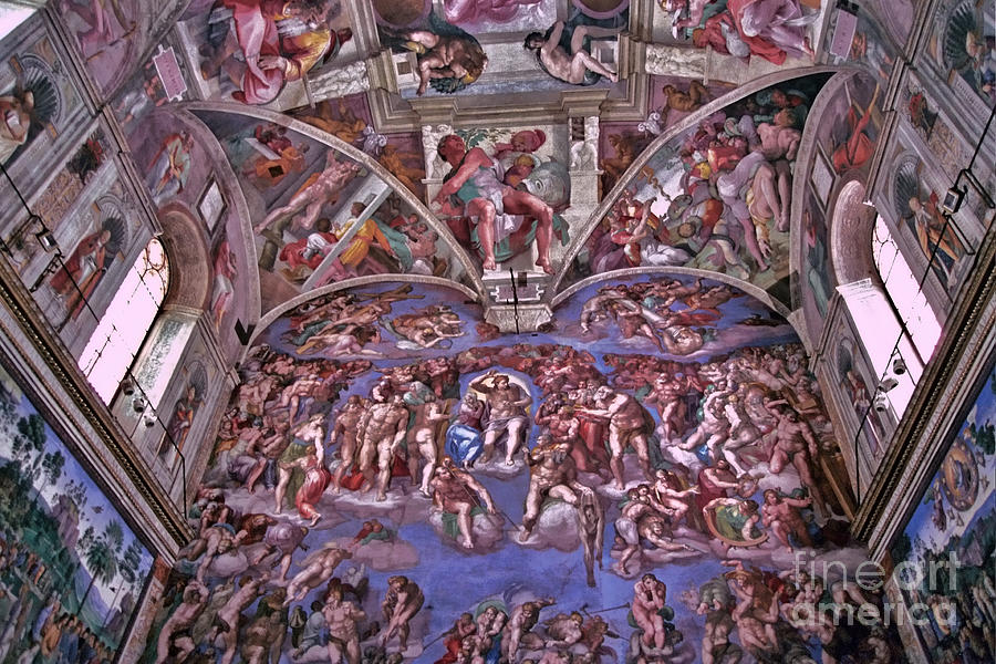 Sistine Chapel Photograph by Allen Beatty