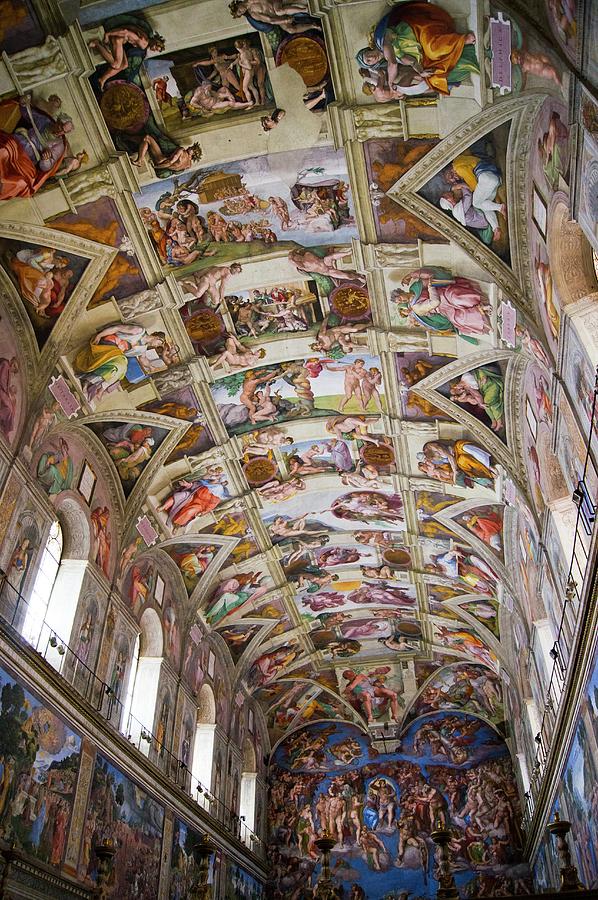 Michelangelo Photograph - Sistine Chapel Ceiling. by Mark Williamson