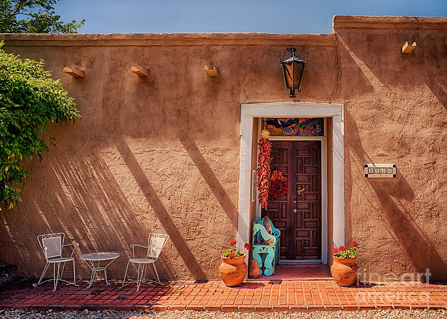 Sit a Spell in Old Mesilla New Mexico Photograph by Priscilla Burgers