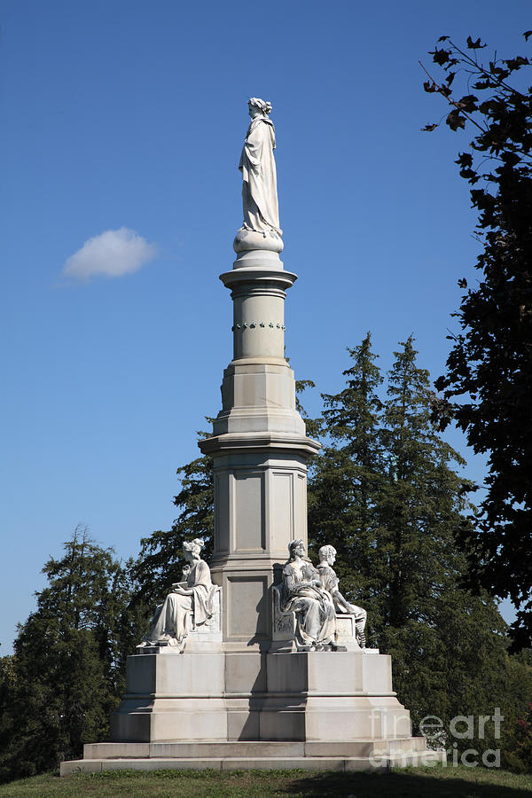 Site of the Gettysburg Address by Lincoln Photograph by William Kuta