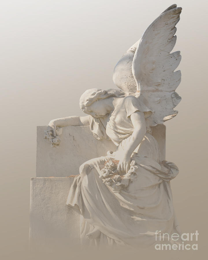 Sitting Angel Photograph by Josephine Cohn