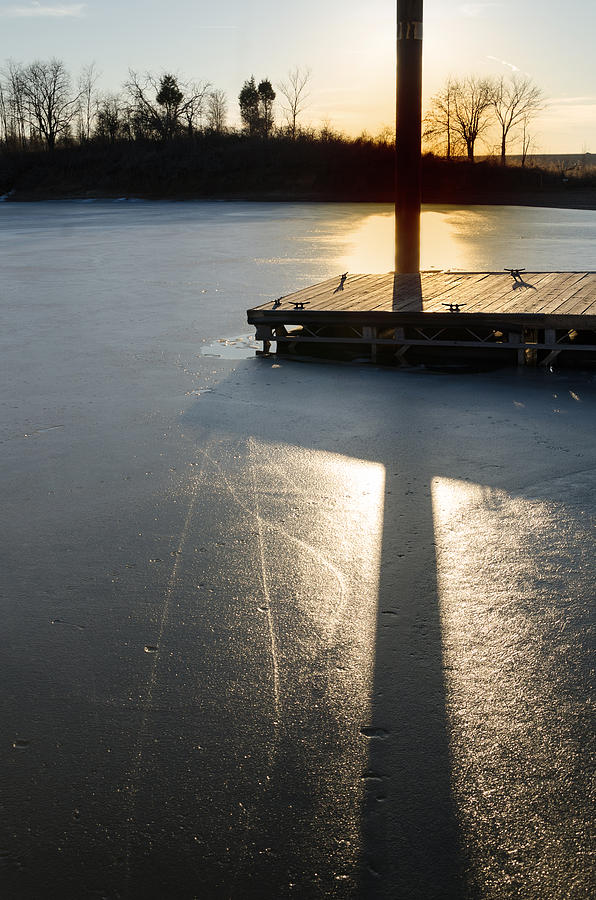 Sunset Photograph - Sitting at the Dock by Diana Boyd Sunset Photograph - Sitting at the Dock by Diana Boyd