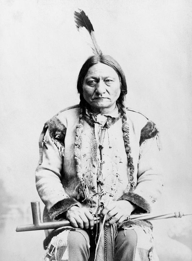 Native American Photograph - Sitting Bull by War Is Hell Store