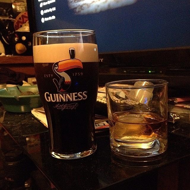 Sitting Here With My Guinness And My Photograph by Jordan Napolitano