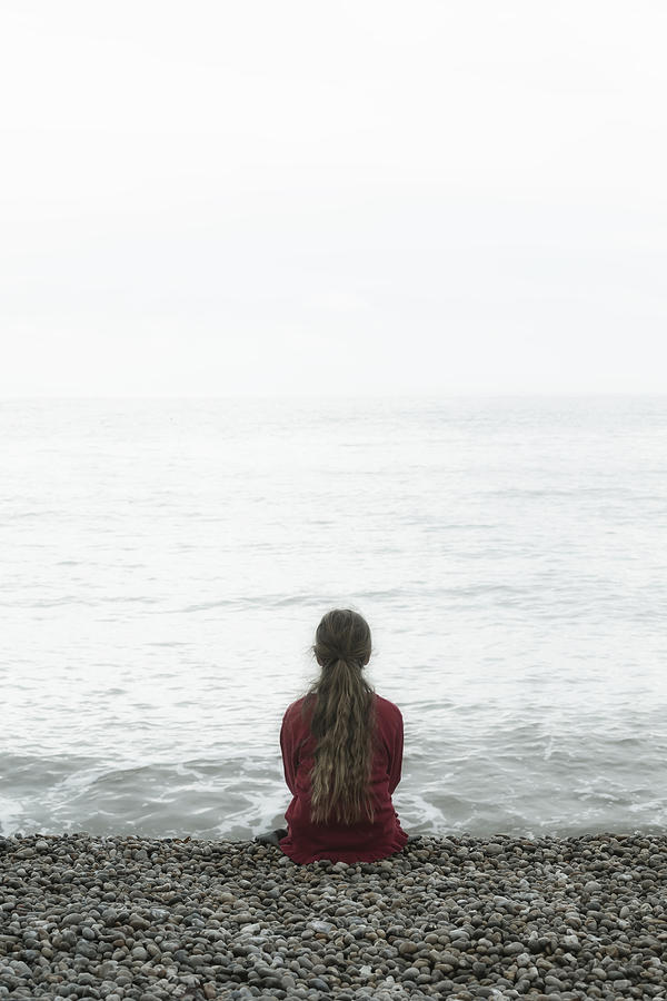 Sitting On Pebble Beach Photograph by Joana Kruse