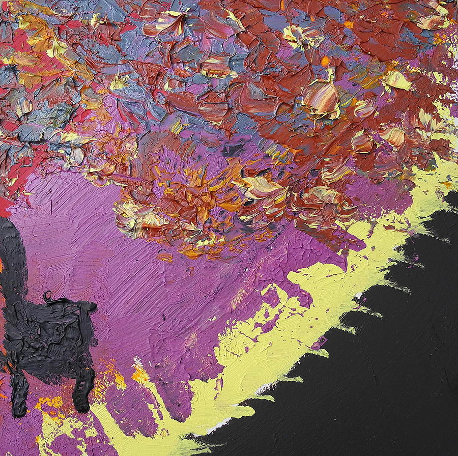 Earth Painting - Sitting On The Edge Of The Earth by Sue McElligott Earth Painting - Sitting On The Edge Of The Earth by Sue McElligott