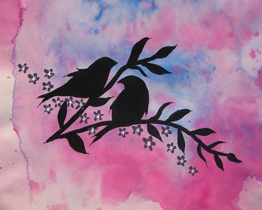 Tree Painting - Sitting Pretty by Cathy Jacobs