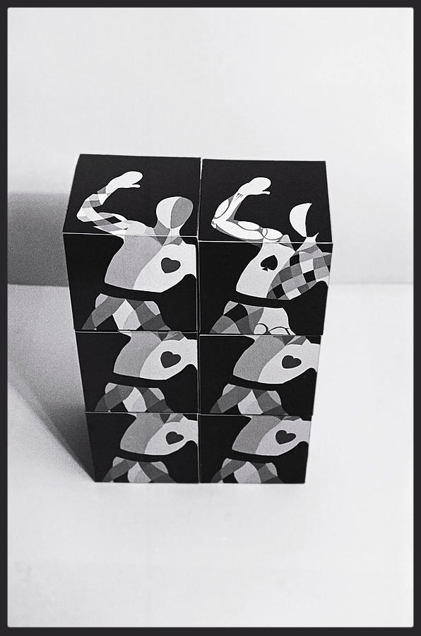 Six Boxes Dancing Painting by Charles Stuart