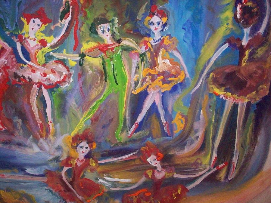 Six eight waltz Painting by Judith Desrosiers