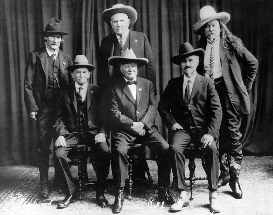 Six Famous Frontiersmen Photograph by Underwood Archives - Pixels