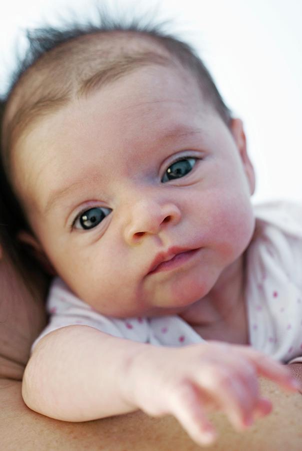 Six Week Old Baby Girl Photograph by Cristina Pedrazzini/science Photo ...