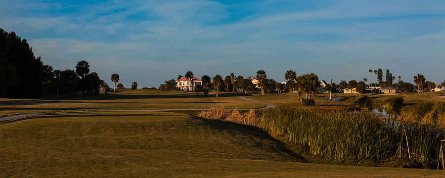 Sixth Hole at Cocoa Beach Country Club Photograph by Ed Gleichman