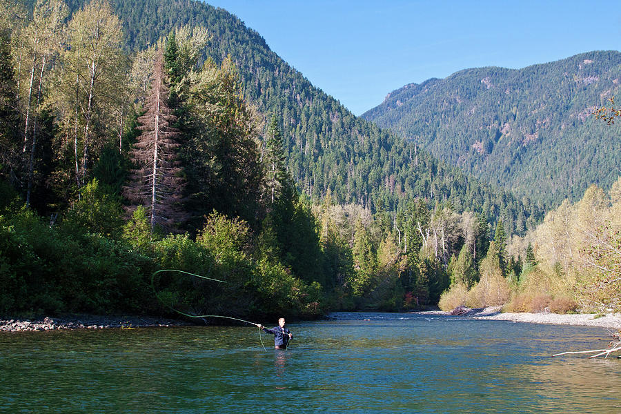 Skagit River Fishing Photograph by Christopher Kimmel Fine Art America