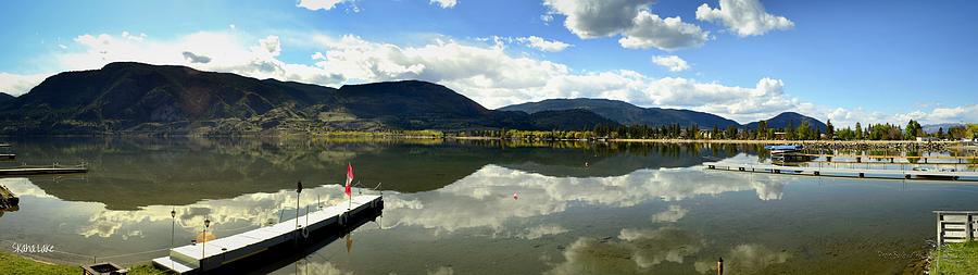 Skaha Lake Panorama 04-28-2014 Photograph by Guy Hoffman