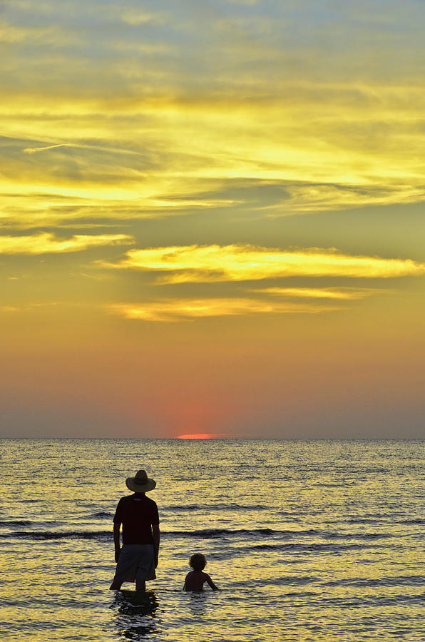 Sunset Photograph - Skaket Beach Sunset 3 by Allen Beatty
