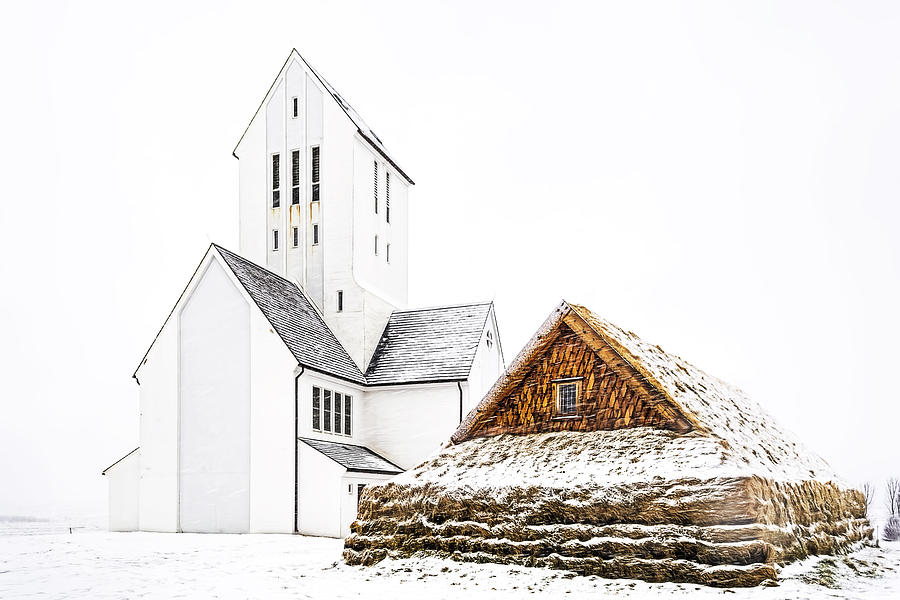 Architecture Photograph - Skalholt Church by Maria Coulson