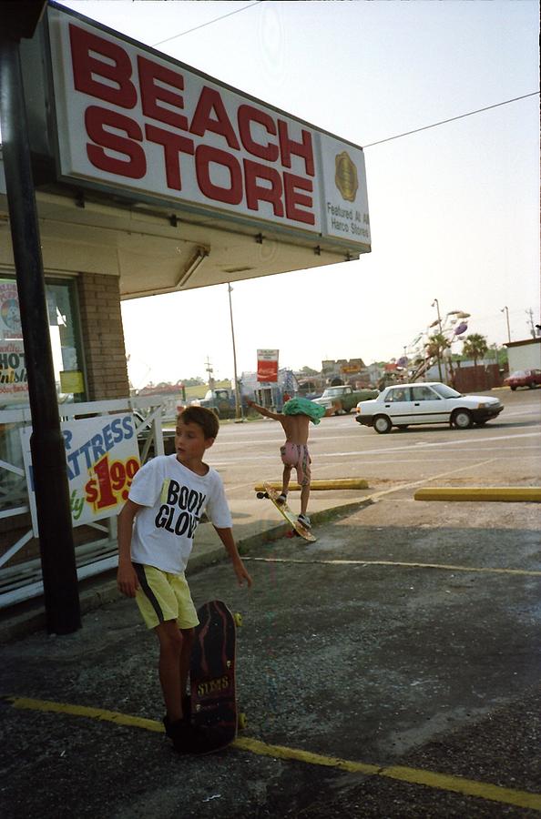 Skateboarding Gulf Shores Ala. 1988 #3 Photograph by Gary Smith