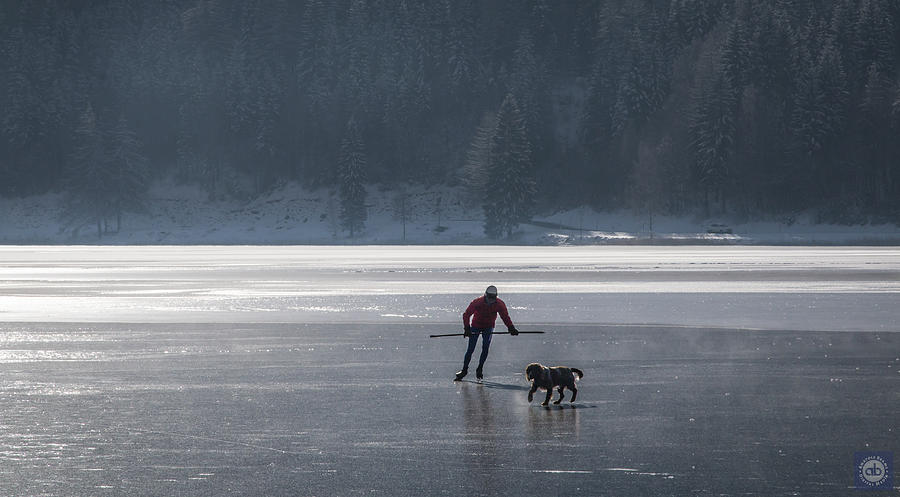 Skating on thin ice Photograph by Anatole Beams - Fine Art America