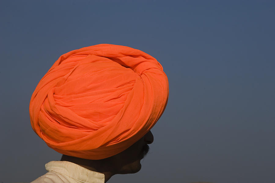 SKC 8581 Pheta A Turban Photograph by Sunil Kapadia