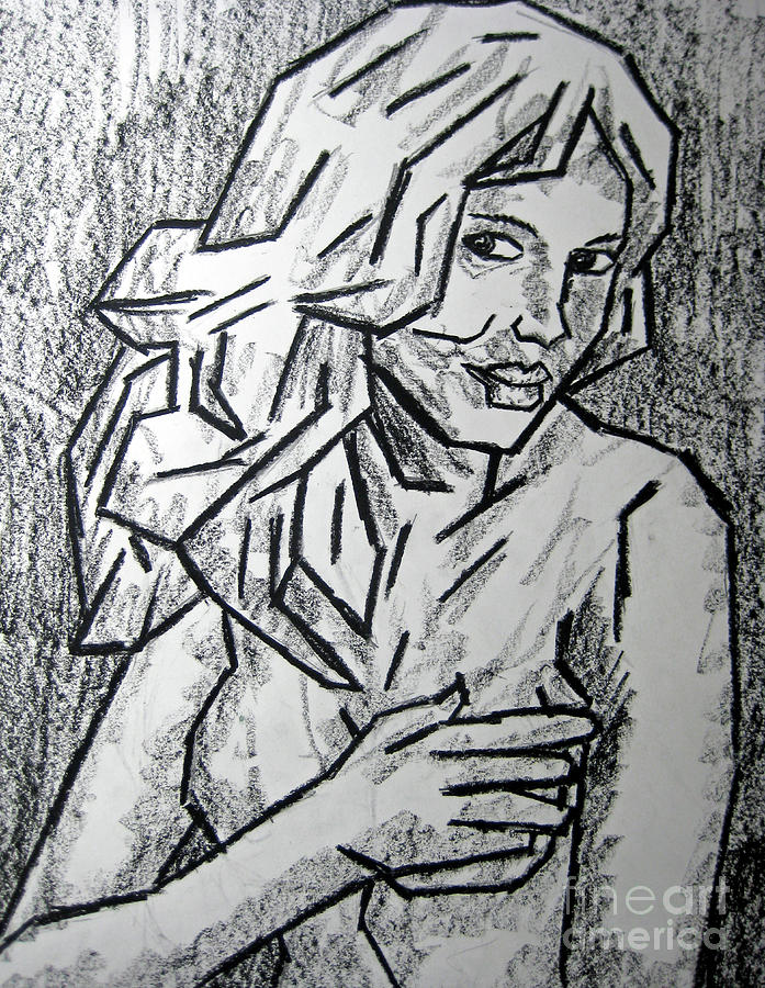 Sketch - Nude 2 2011 Series Painting by Kamil Swiatek