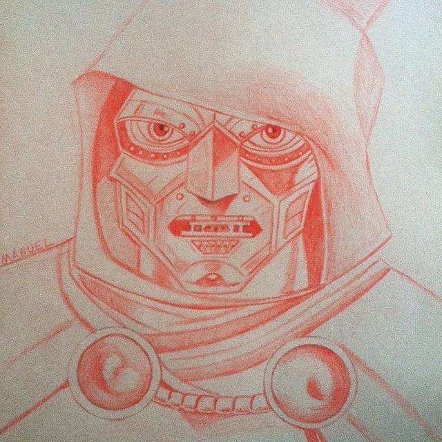 Sketch Photograph - #sketch Of The Day #drdoom #squaready by Desmond Manuel
