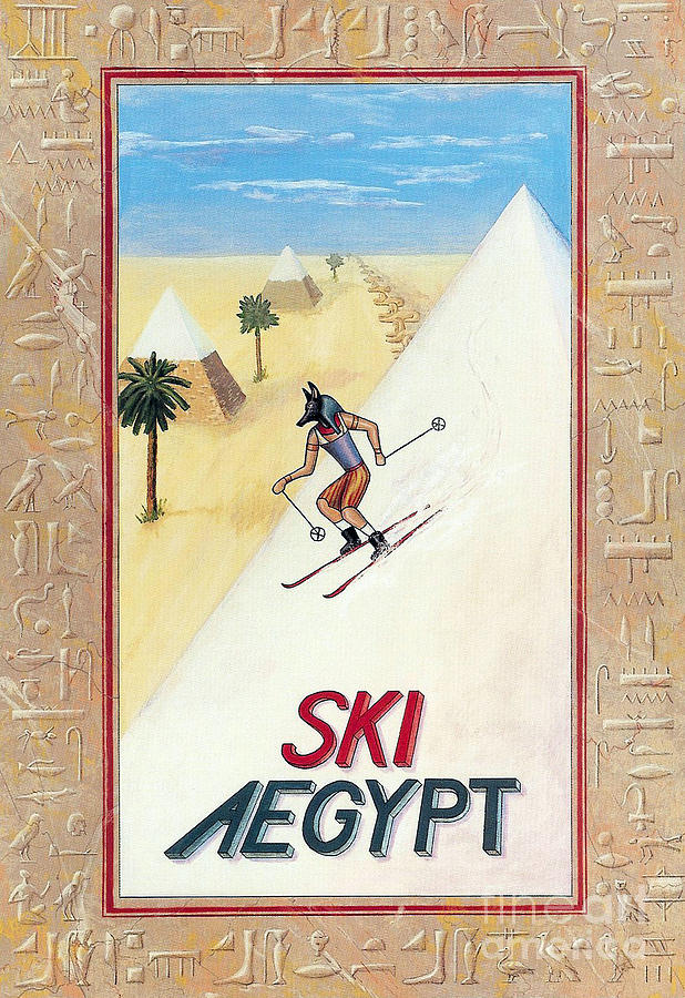 Ski Aegypt Painting by Richard Deurer