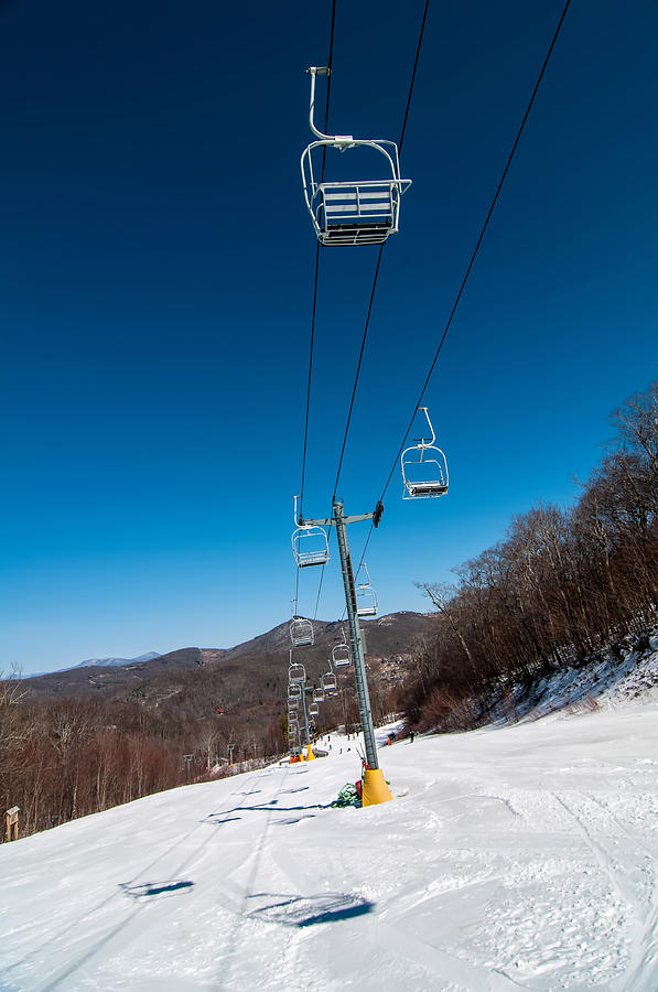 Ski Lift Photograph by Alex Grichenko