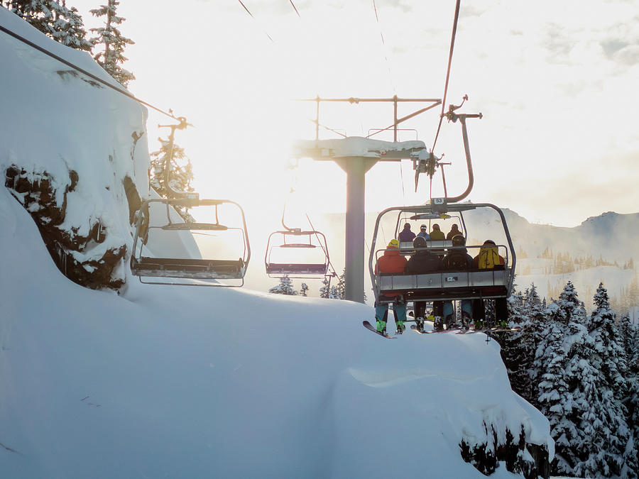 Ski Lift, Whistler, British Columbia Photograph by Ben Girardi - Fine ...