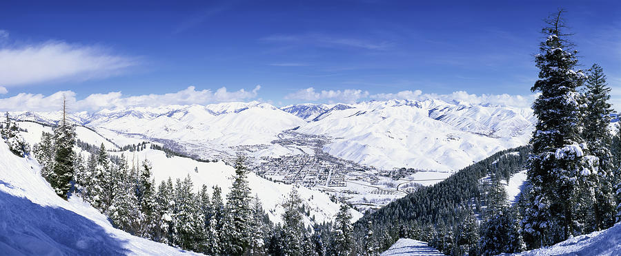 Ski Slopes In Sun Valley, Idaho, Usa Photograph by Panoramic Images