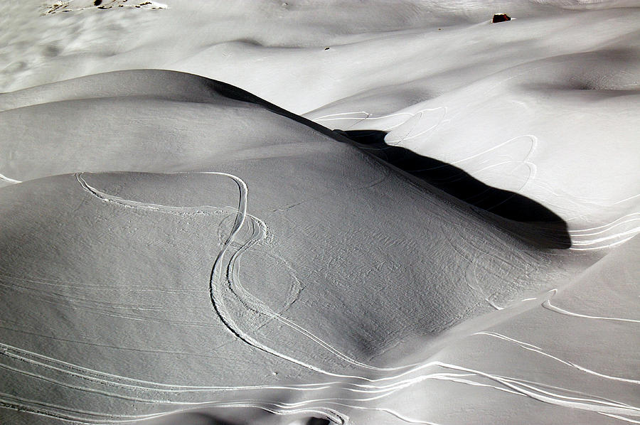 Ski Slopes Of Anze`re Photograph by Damien Simonis Ski Slopes Of Anze`re Photograph by Damien Simonis