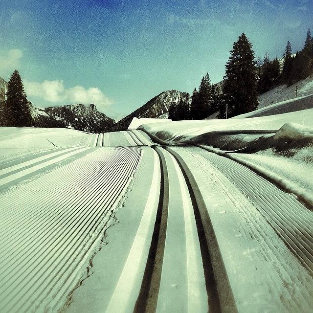 Ski Slopes Photograph by Urs Steiner