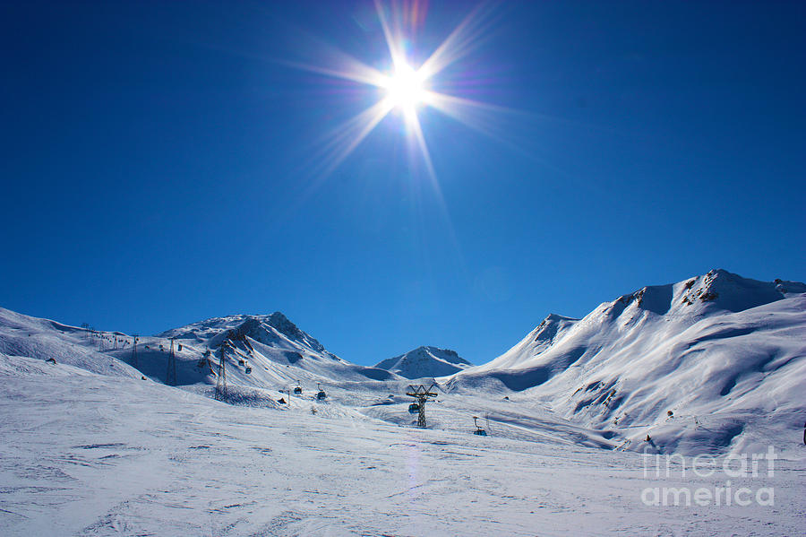 Ski Sun bowl Photograph by Christine Dekkers
