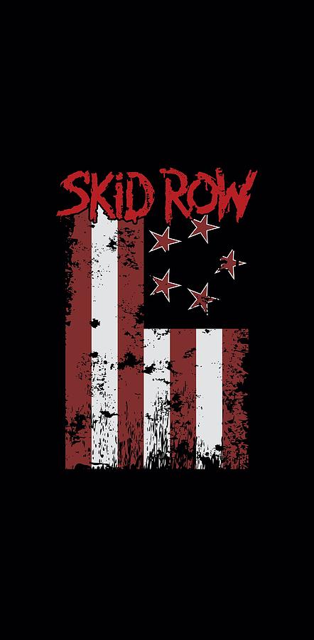 Music Digital Art - Skid Row - Flagged by Brand A