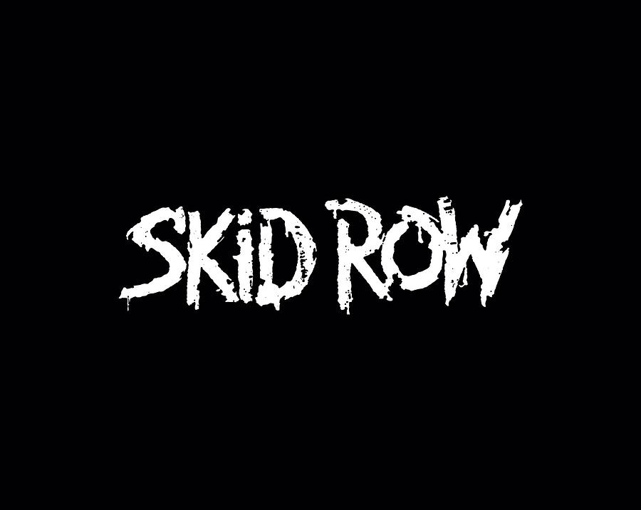 Skid Row - Logo Digital Art by Brand A