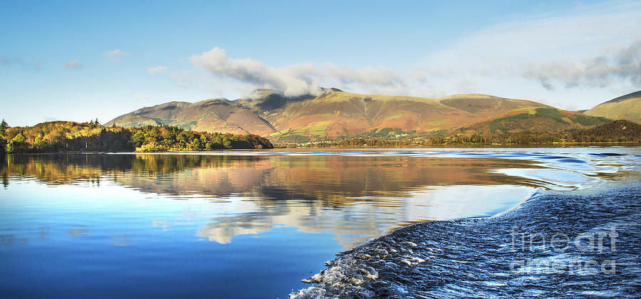 Landscape Photograph - Skiddaw Reflections 2 by Linsey Williams