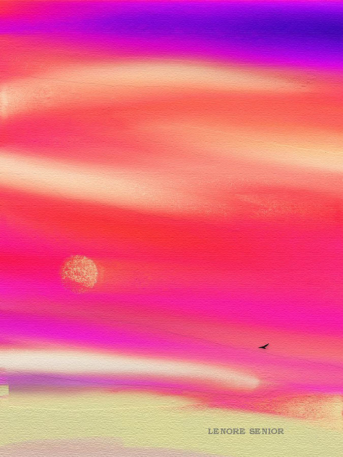 Abstract Painting - Skies 2 by Lenore Senior