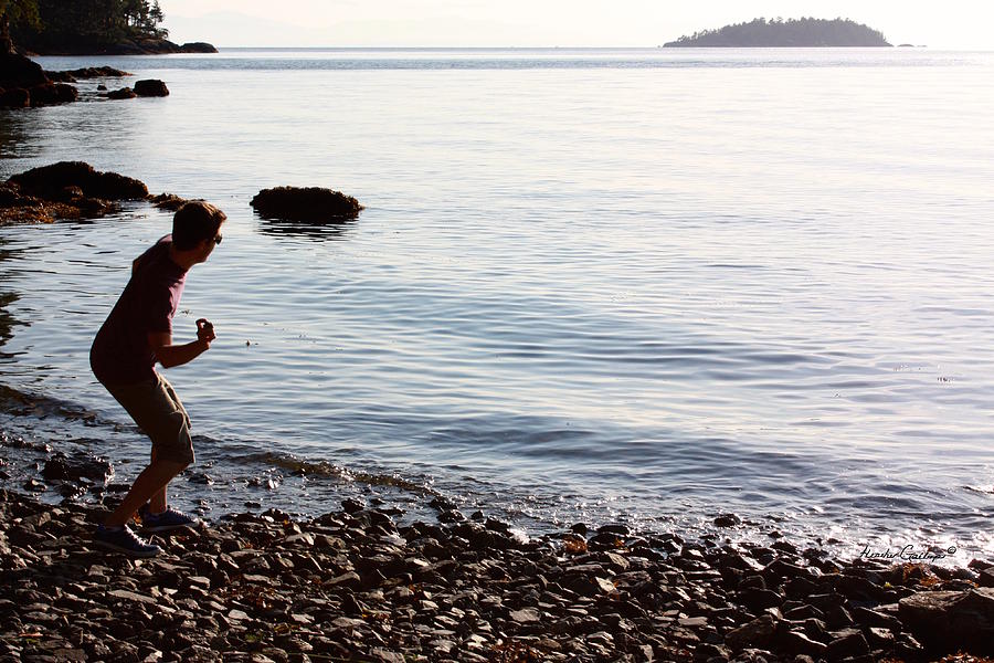 West Coast Photograph - Skipping Stones by Heather Gallup West Coast Photograph - Skipping Stones by Heather Gallup