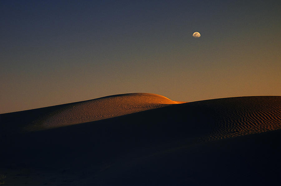 SKN 1107 Moonrise at Sunset Photograph by Sunil Kapadia