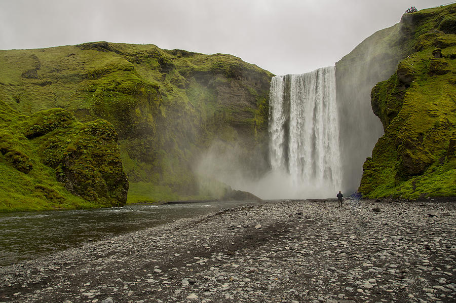 Skogafoss Falls Photograph by Carol Ellerton - Fine Art America