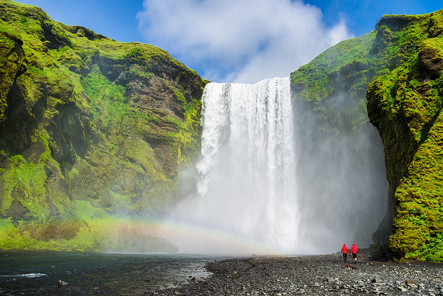 Skogafoss waterfall Iceland Photograph by Matthias Hauser