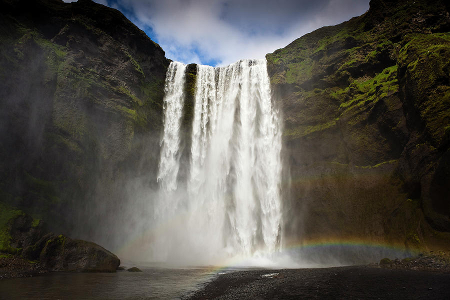 Skogafoss Waterfall Photograph by Richard I'anson | Fine Art America